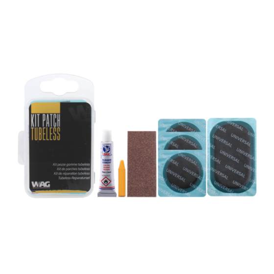 WAG Kit Pezze riparazione gomme tubeless