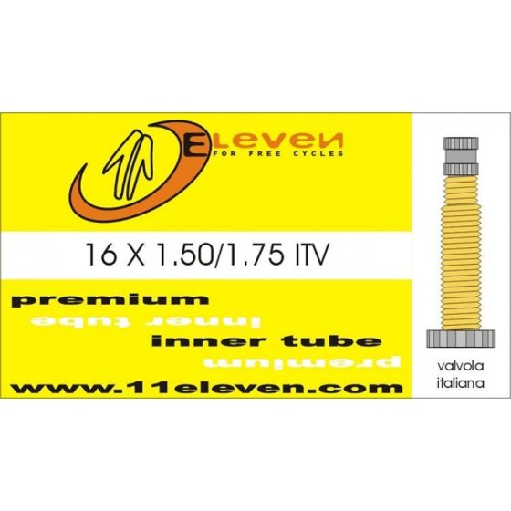 Eleven Camera d'aria per ruote da 16"X1,50-1,75