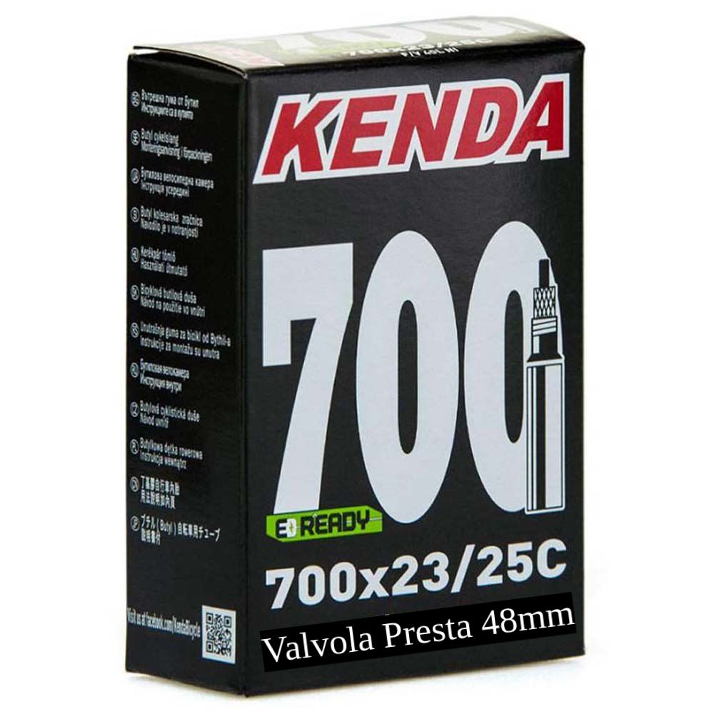 kenda Camera D'aria Bici da Corsa 700x23-25 valvola 48mm