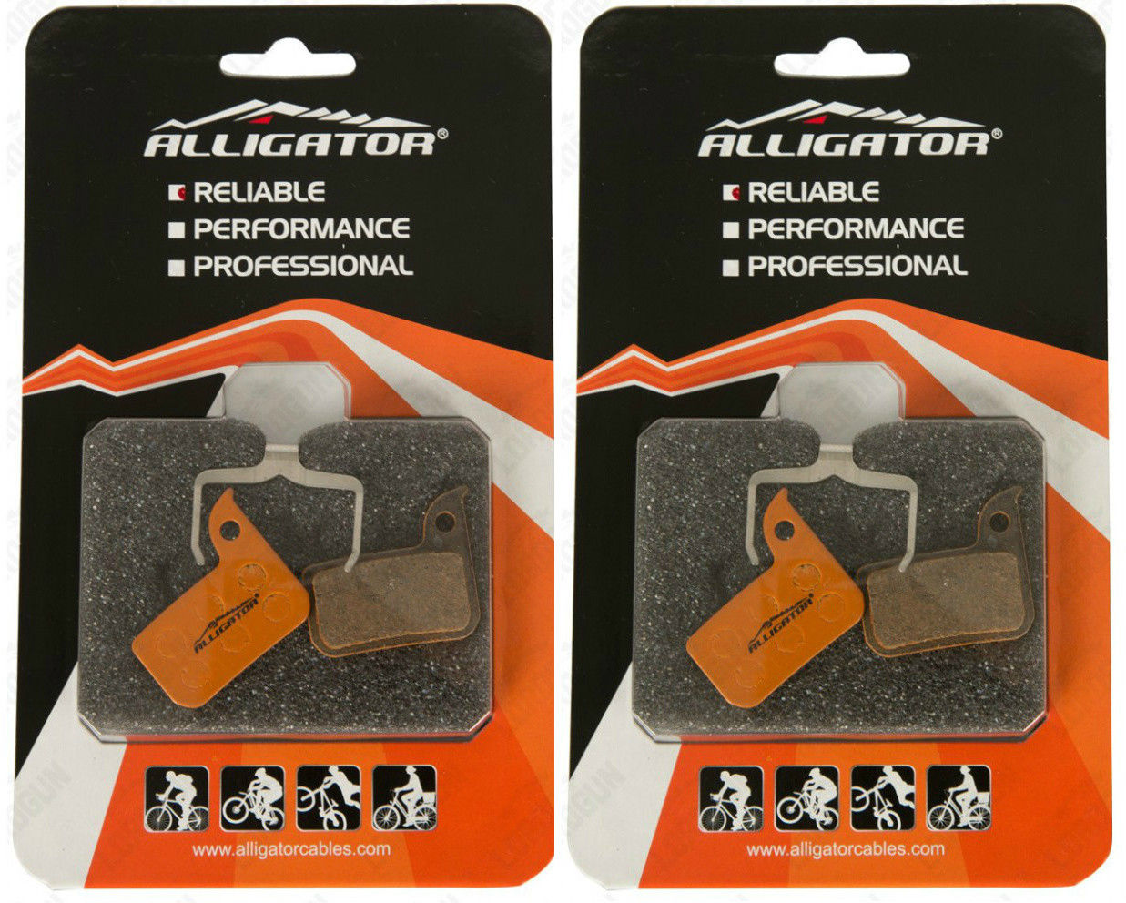 Alligator Due Coppie Pastiglie freno disco Sram Red Level Ultimate-TLM Organiche