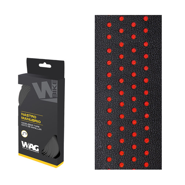 Wag Nastro Manubrio Double Color Nero Rosso