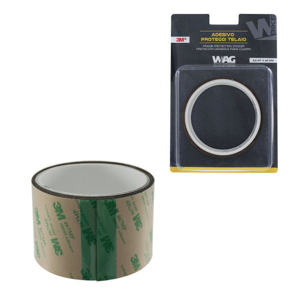 Wag Rotolo adesivo proteggi telaio 3M spessore 0,6 mm 2,5mt x 60mm